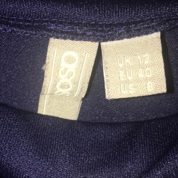 ASOS Off The Shoulder Bardot Pleated Midi Dress - Picture 7 of 8